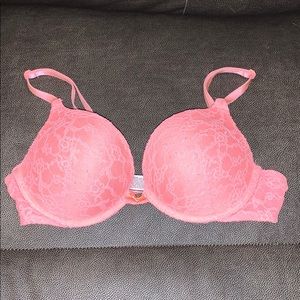 Hot Pink Lace Victoria’s Secret push up bra